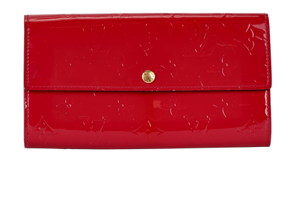 Louis Vuitton Sarah Wallet, £150, Accessories, Pink, Patent Leather, Front view